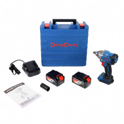 Аккумуляторный ударный гайковерт DongCheng DCPB488(TYPE FK), 20в, 488Нм, 2хАКБ 5Ач, ЗУ
