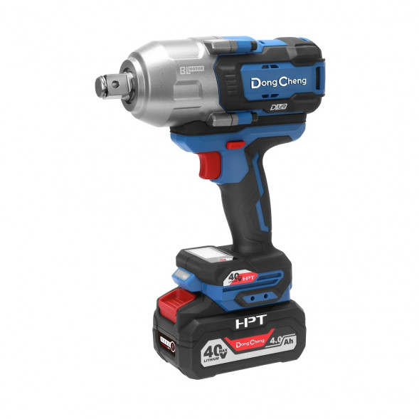 Аккумуляторный ударный гайковерт DongCheng DCPB1718(TYPE EK) 40В, 1718Нм, 2хАКБ 4Ач, ЗУ, кейс
